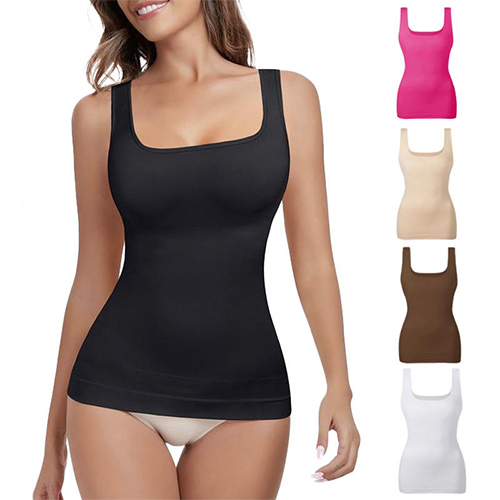 KKVVSS 566333 Shapewear Top Seamless Firm Compression Vest  Shapewear for Women